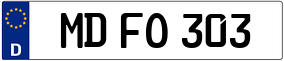 Truck License Plate